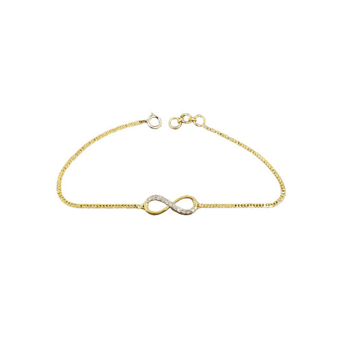 Cerena Infinity Bracelet – gold-plated women's jewelry