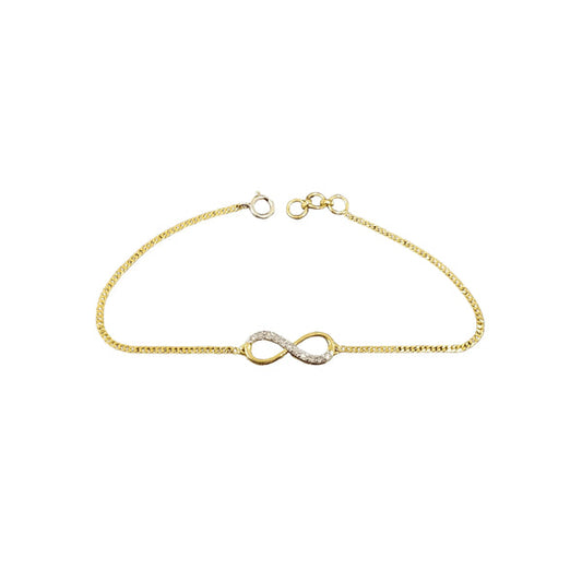 Cerena Infinity Bracelet – gold-plated women's jewelry