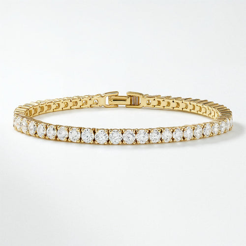 Cerena Classic Tennis Bracelet – gold-plated women's jewelry