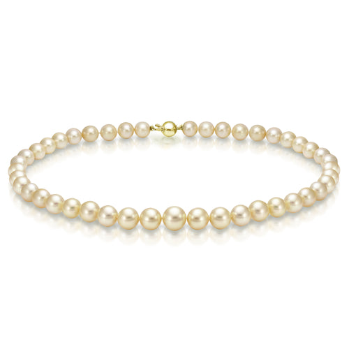 Cerena Lustre Pearl Necklace – gold-plated women's jewelry