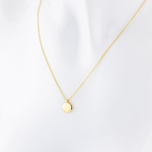 Cerena Classic Medallion Necklace – gold-plated women's jewelry