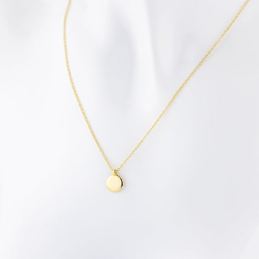 Cerena Classic Medallion Necklace – gold-plated women's jewelry